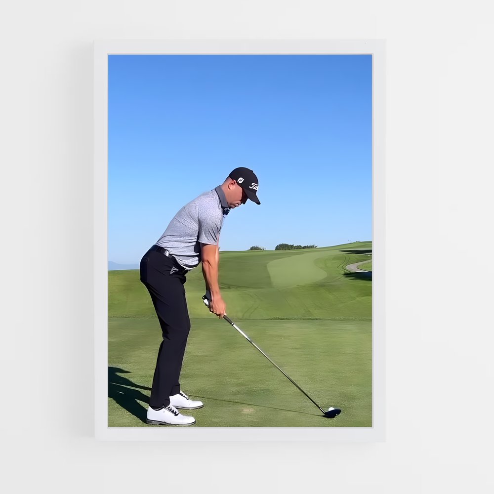 Poster Swing de Justin – affiche Golf (vue 3)